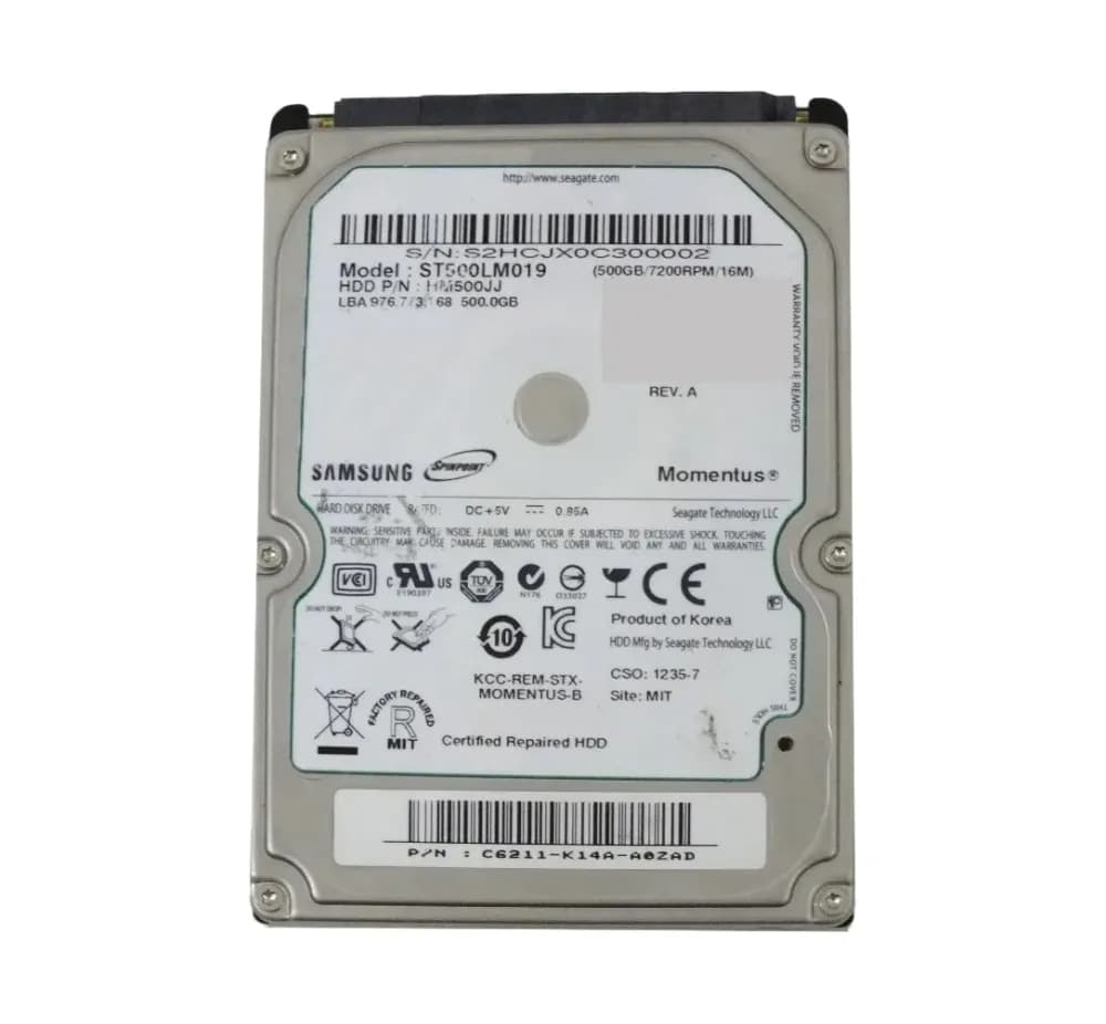 Seagate ST500LM019 500GB 3Gb/s SATA