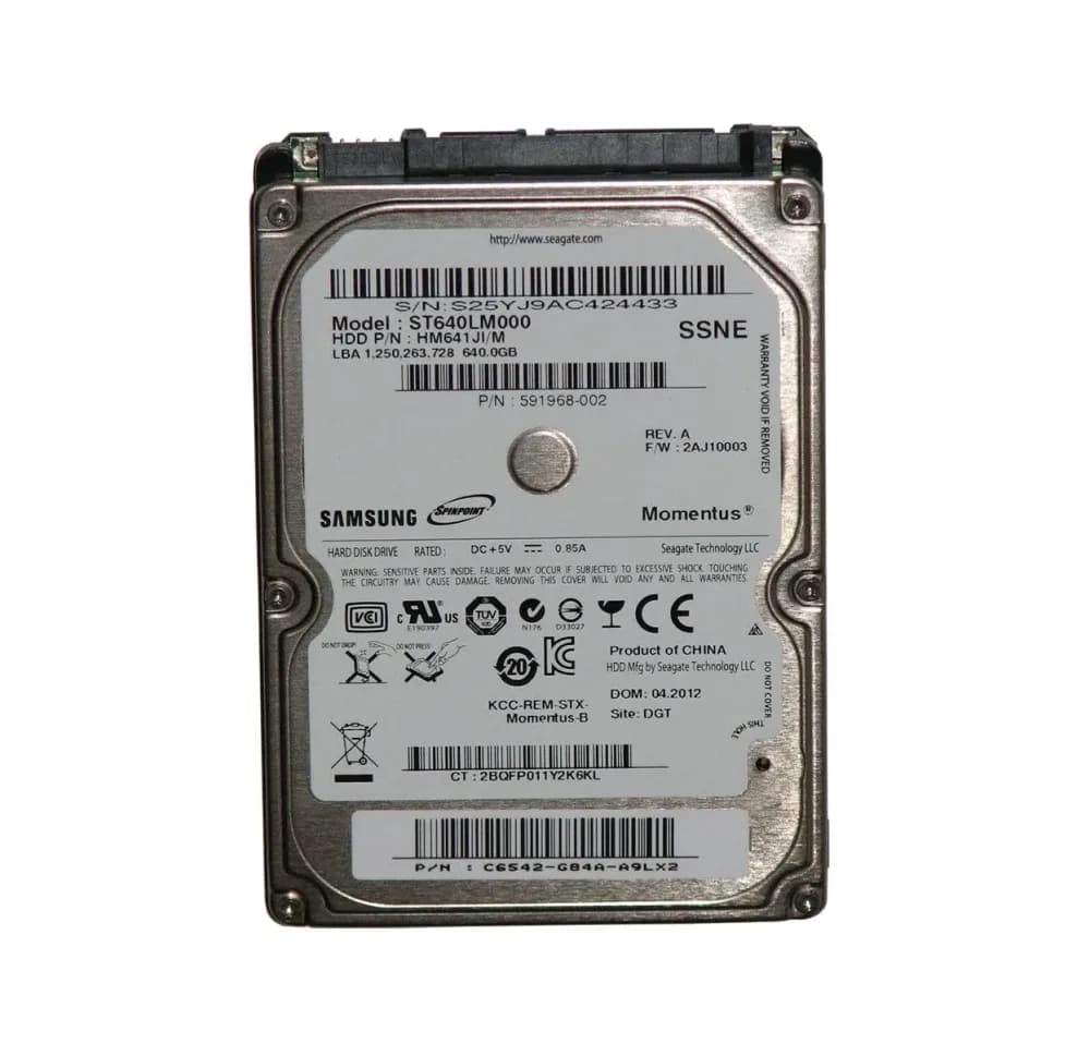 Seagate ST640LM000 640GB 3Gb/s SATA