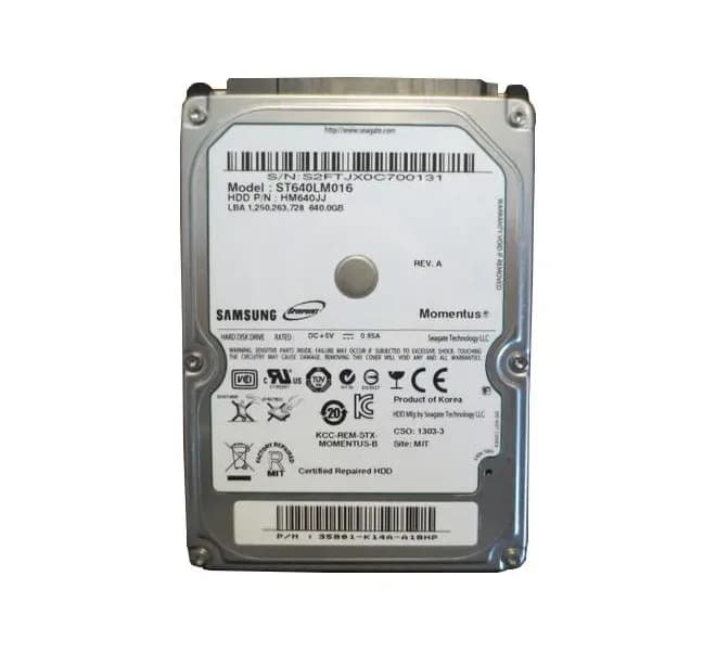 Seagate ST640LM016 640GB 3Gb/s SATA