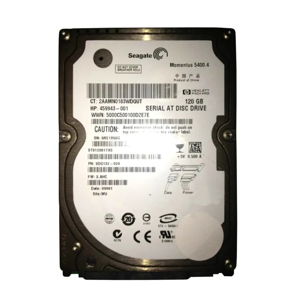 Seagate ST9120817AS 120GB 3Gb/s SATA
