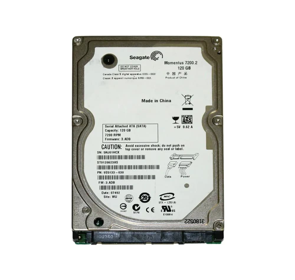 Seagate ST9120823AS 120GB 1.5Gb/s SATA