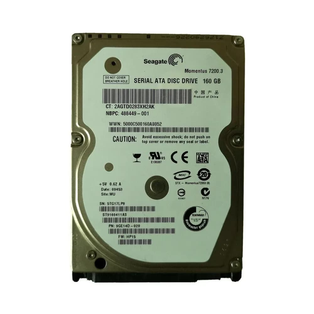 Seagate ST9160411AS 160GB 3Gb/s SATA