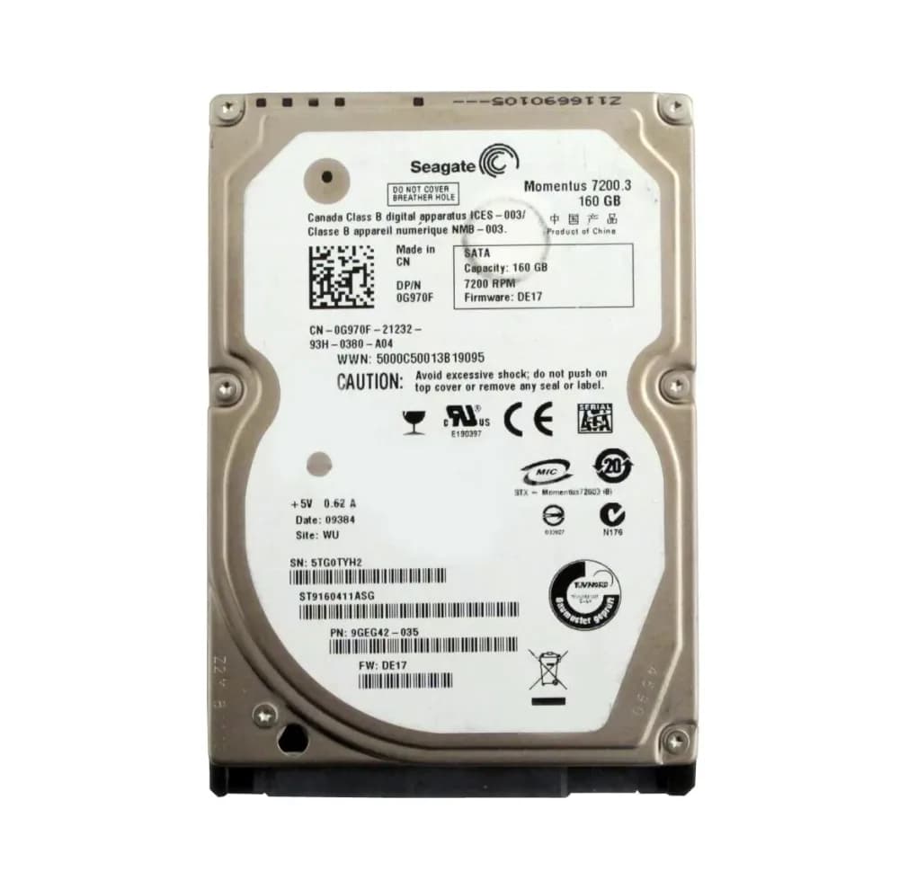 Seagate ST9160411ASG 160GB