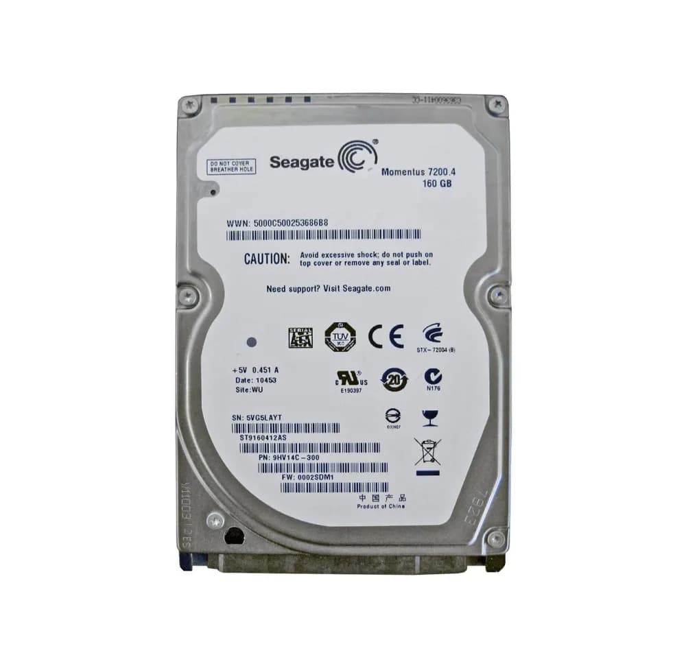 Seagate ST9160412AS 160GB 3Gb/s SATA