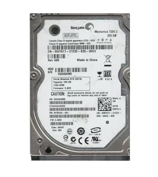 Seagate ST9200420ASG 200GB 3Gb/s SATA
