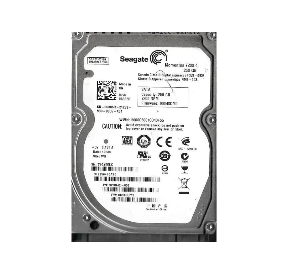Seagate ST9250410ASG 250GB 3Gb/s SATA