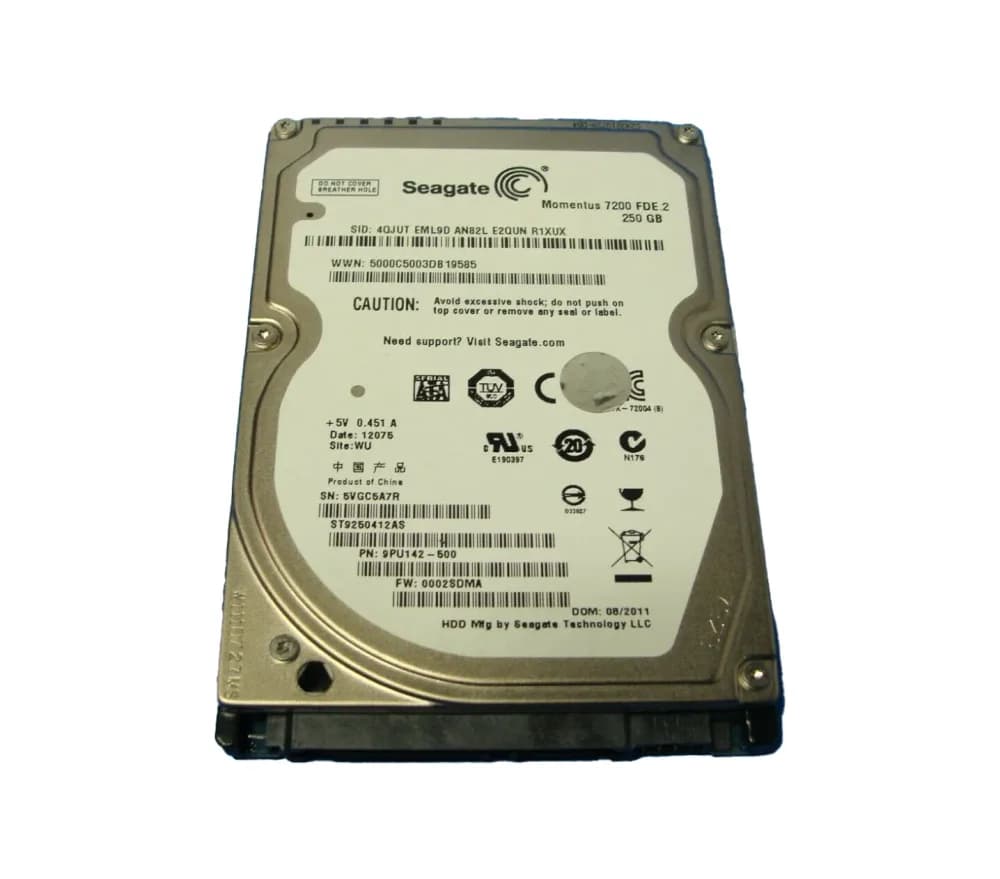 Seagate ST9250412AS 250GB 3Gb/s SATA