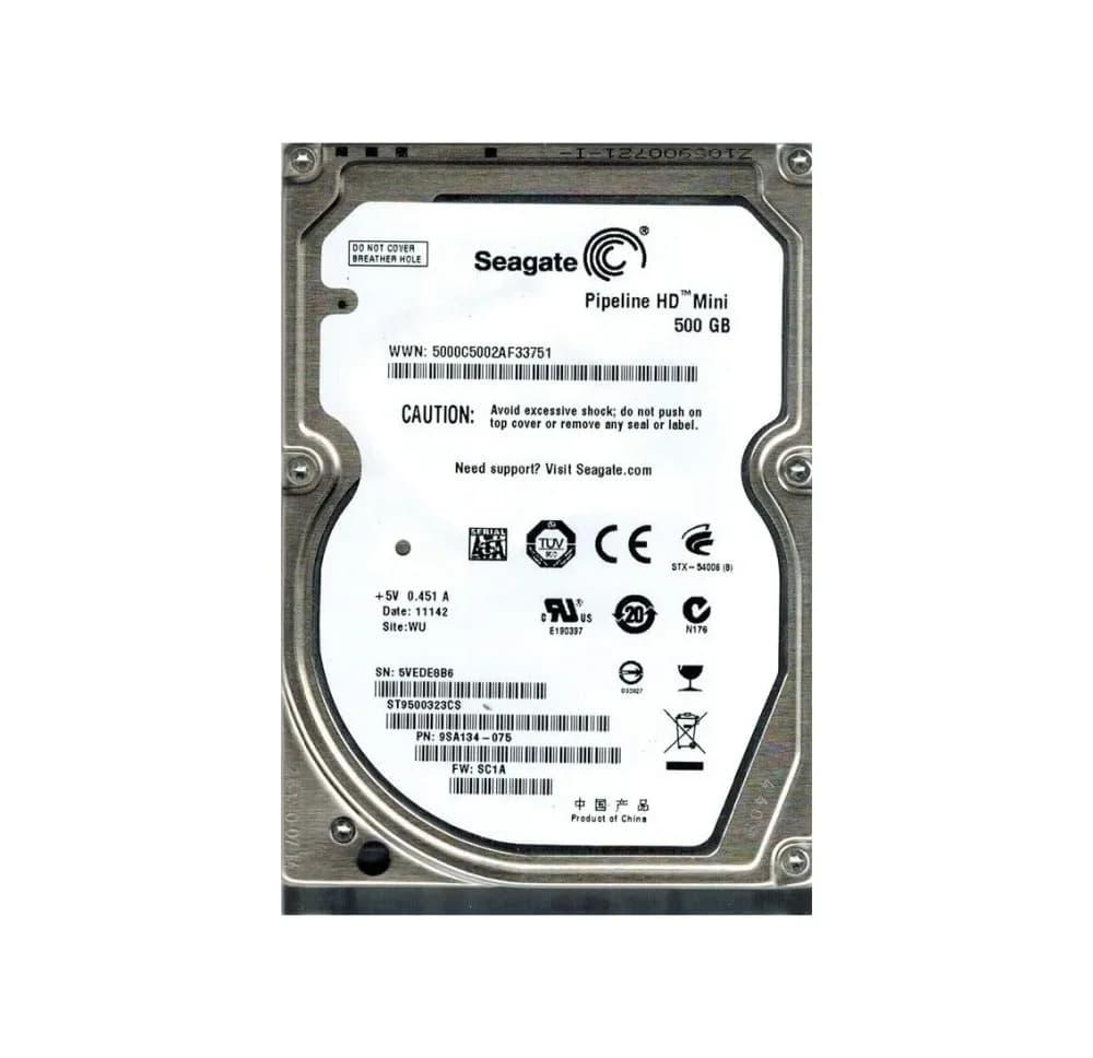 Seagate ST9500323CS 500GB 3Gb/s SATA
