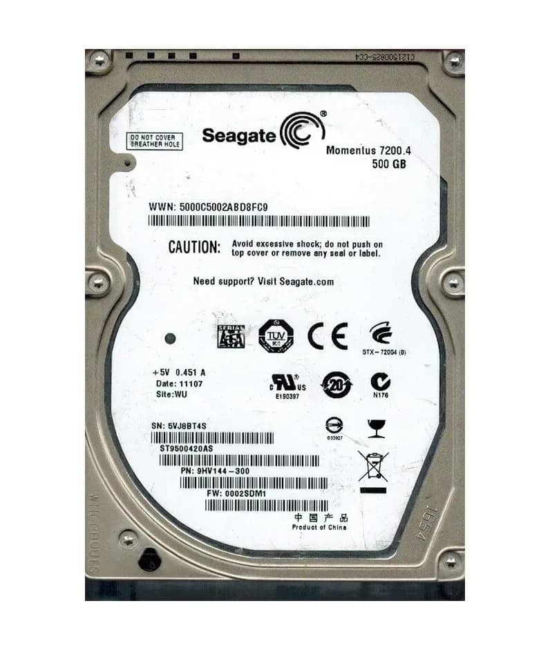 Seagate ST9500420AS 500GB 3Gb/s SATA