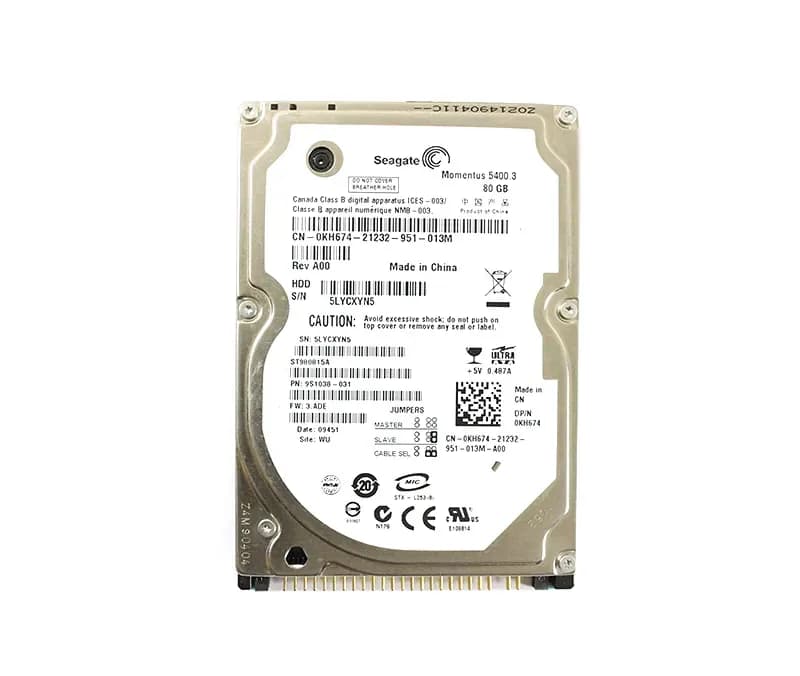 Seagate ST980815A 80GB IDE Ultra ATA/100 (ATA-6)