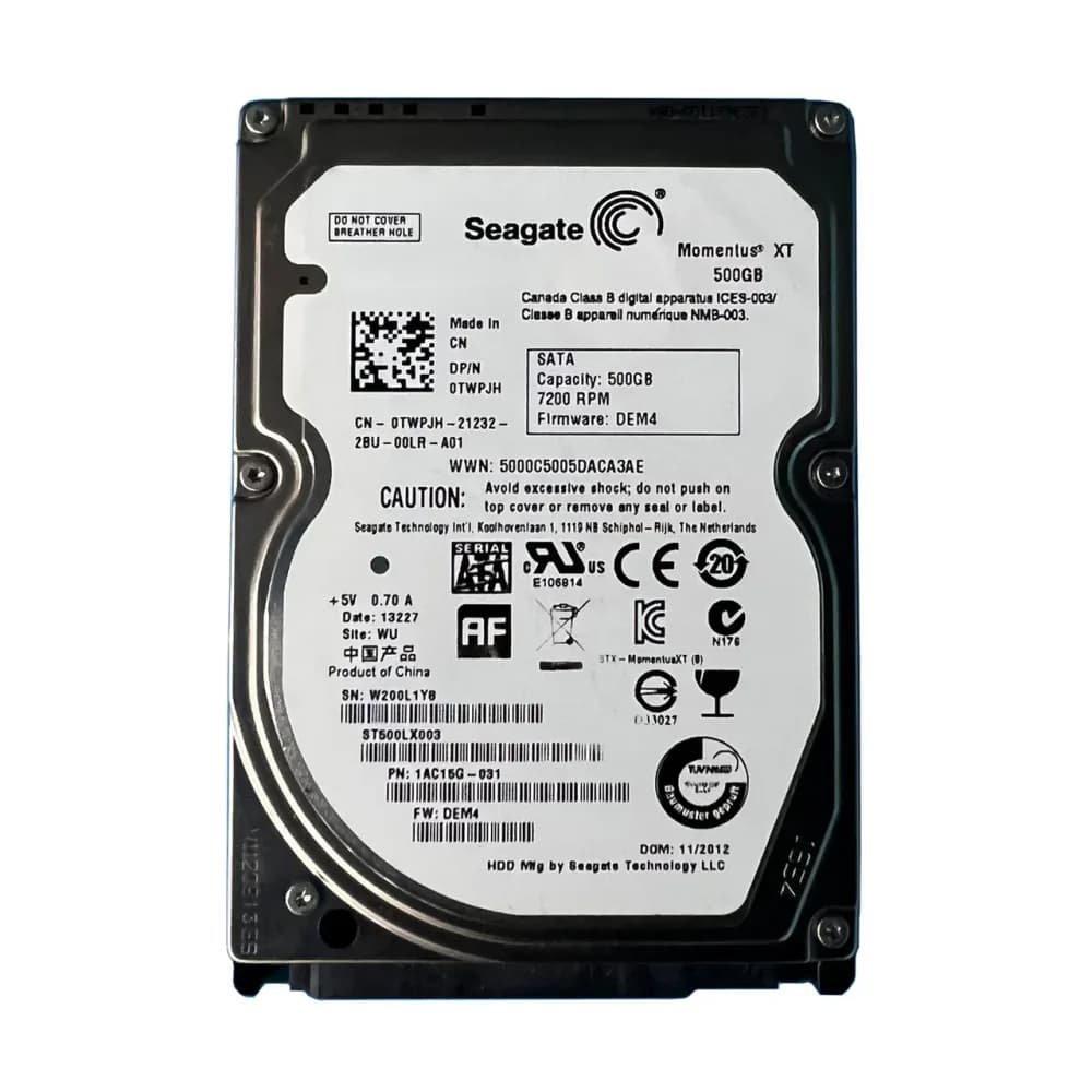 Dell TWPJH 500GB 6Gb/s SATA