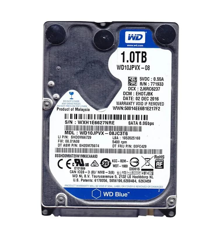 Western Digital WD10JPVX 1TB 6Gb/s SATA