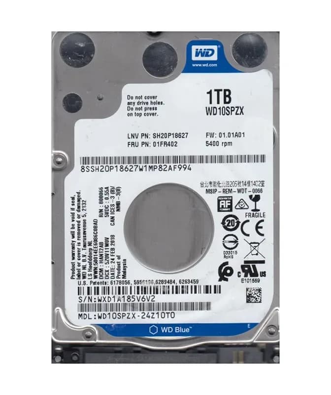 Western Digital WD10SPZX 1TB 6Gb/s SATA