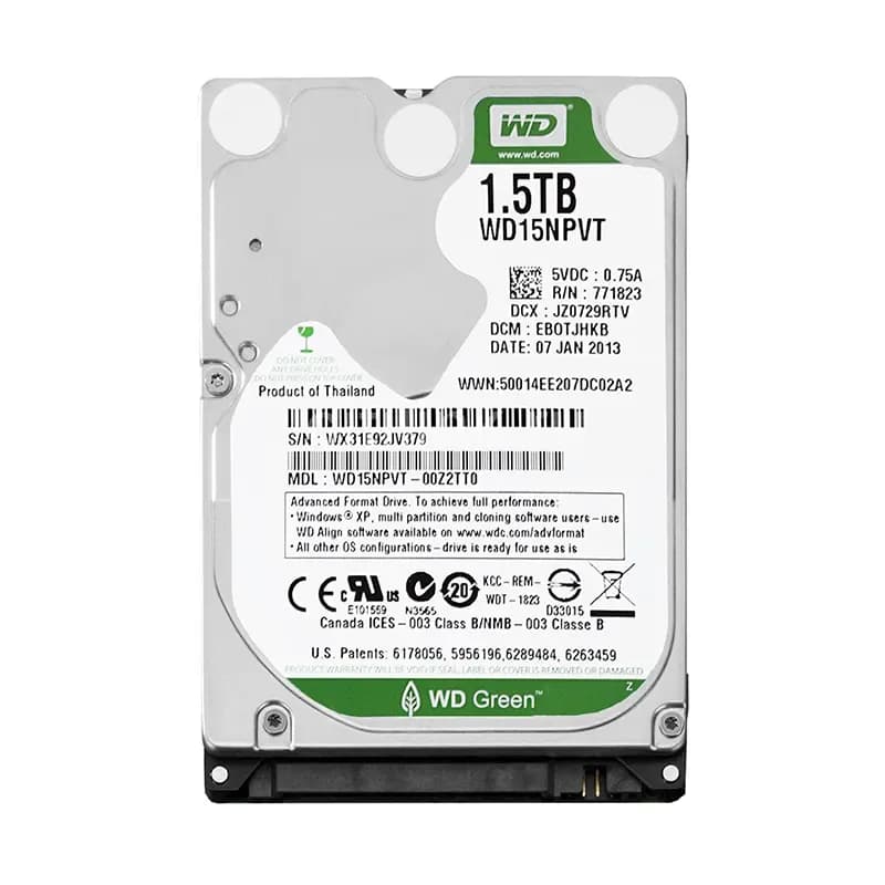 Western Digital WD15NPVT 1.5TB 3Gb/s SATA
