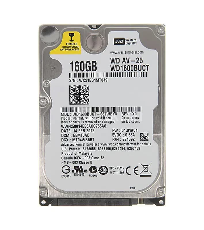Western Digital WD1600BUCT 160GB 3Gb/s SATA