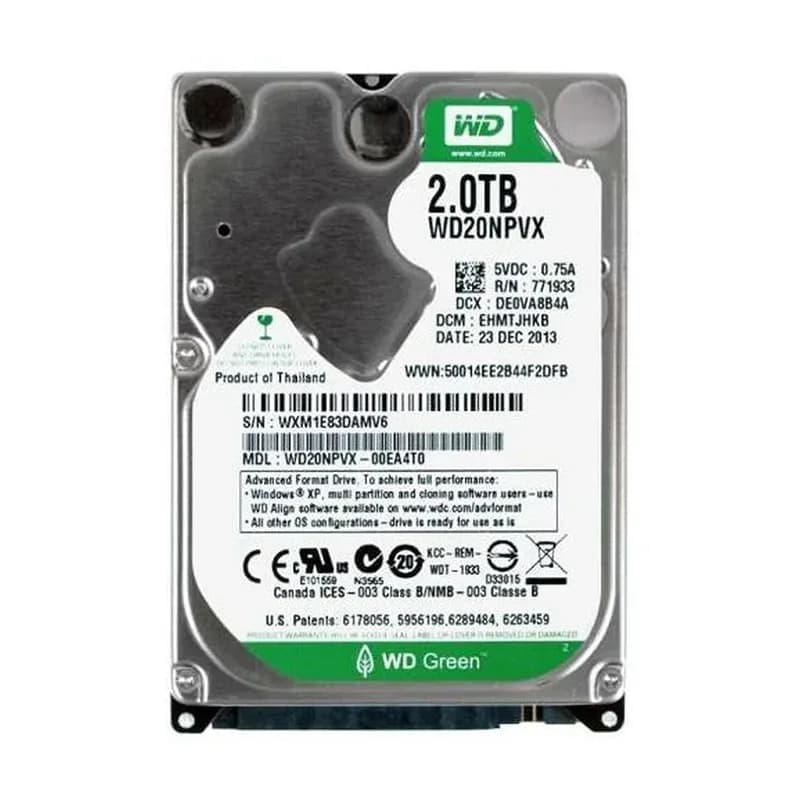 Western Digital WD20NPVX 2TB 6Gb/s SATA