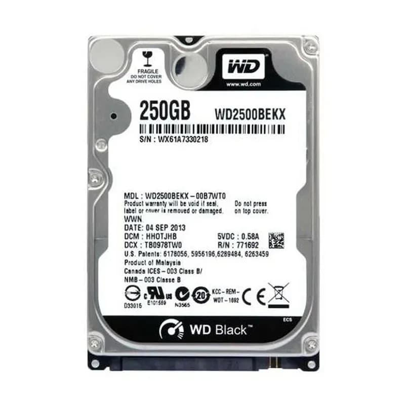 Western Digital WD2500BEKX 250GB 6Gb/s SATA