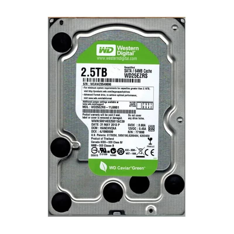 Western Digital WD25EZRS 2.5TB 3Gb/s SATA