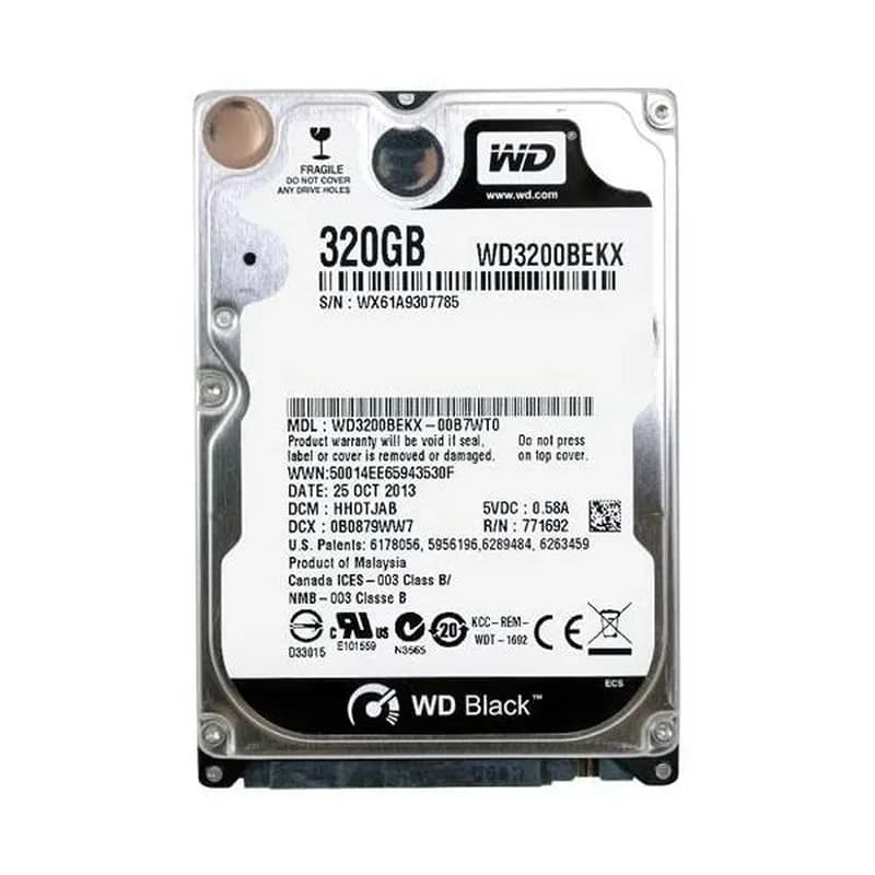 Western Digital WD3200BEKX 320GB 6Gb/s SATA