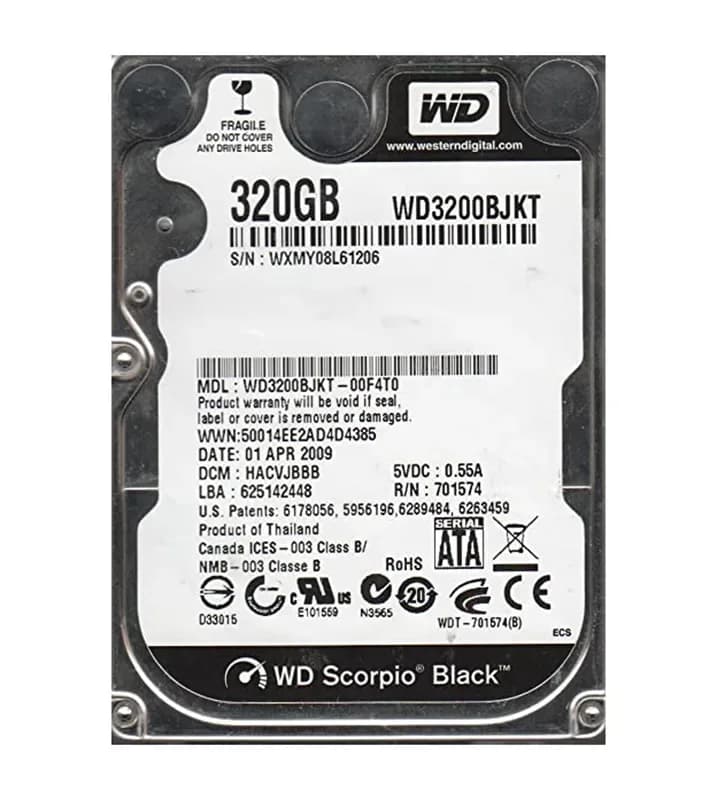 Western Digital WD3200BJKT 320GB 3Gb/s SATA
