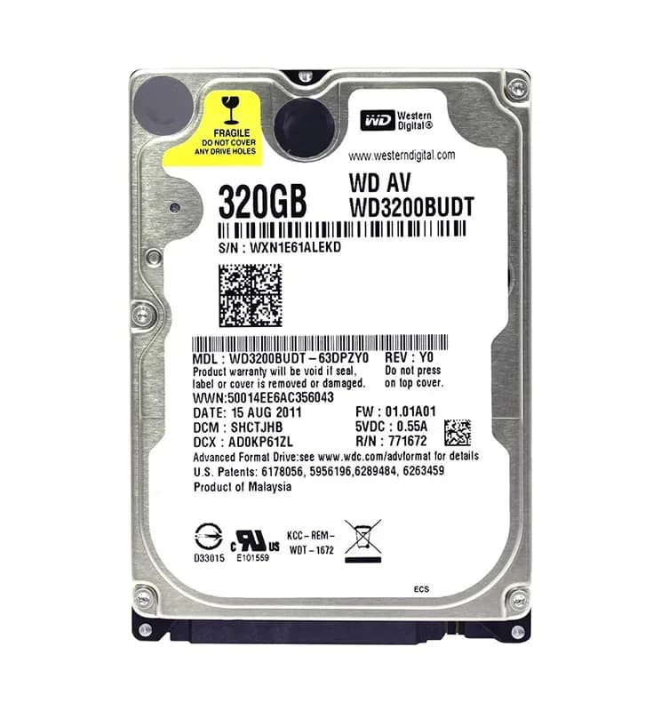 Western Digital WD3200BUDT 320GB 3Gb/s SATA