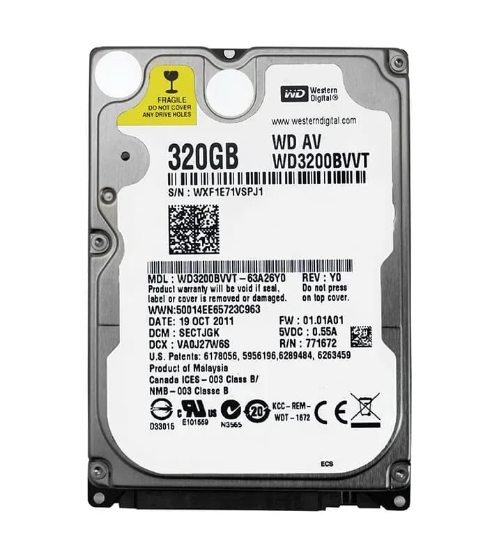 Western Digital WD3200BVVT 320GB 3Gb/s SATA