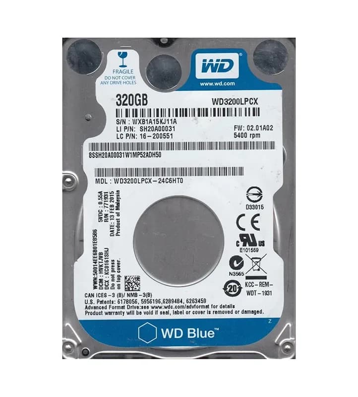 Western Digital WD3200LPCX 320GB 6Gb/s SATA