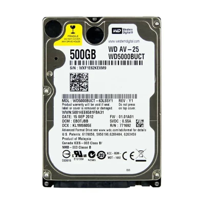 Western Digital WD5000BUCT 500GB 3Gb/s SATA