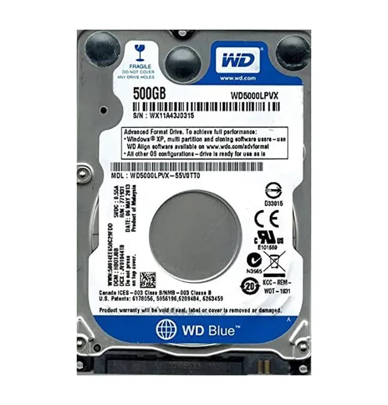 Western Digital WD5000LPVX 500GB 6Gb/s SATA