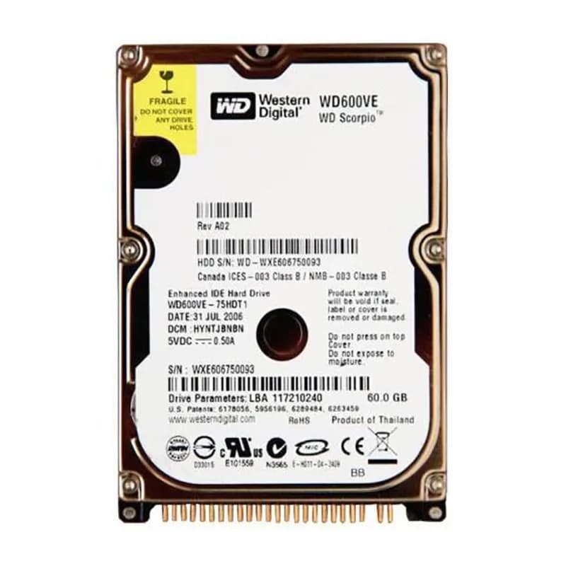 Western Digital WD600VE 60GB