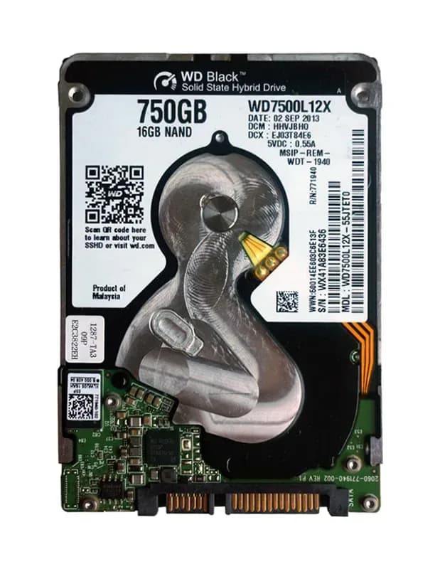 Western Digital WD7500L12X 750GB 6Gb/s SATA