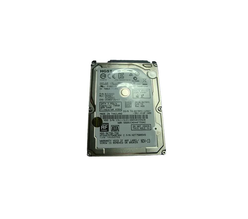 Dell X7RPC 750GB 3Gb/s SATA