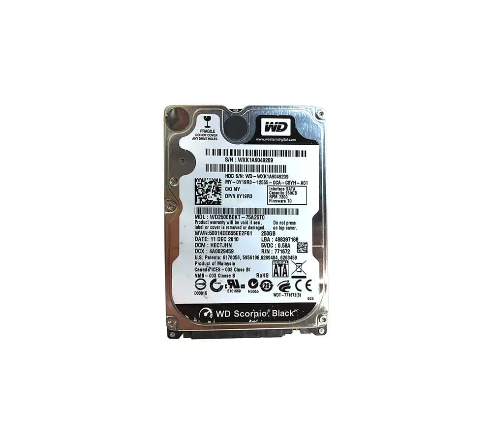 Dell Y19R3 250GB 3Gb/s SATA