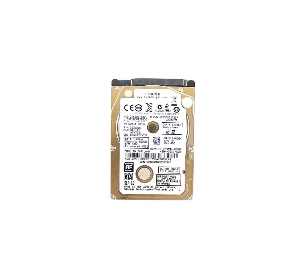 Dell Y80GM 500GB 6Gb/s SATA