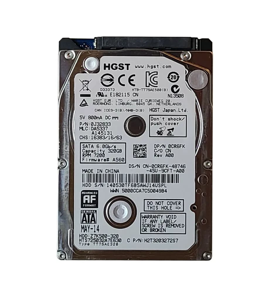 Hitachi Z7K500-320 320GB 6Gb/s SATA