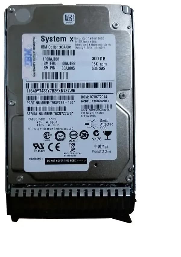 IBM 00AJ081 300GB 6Gb/s SAS
