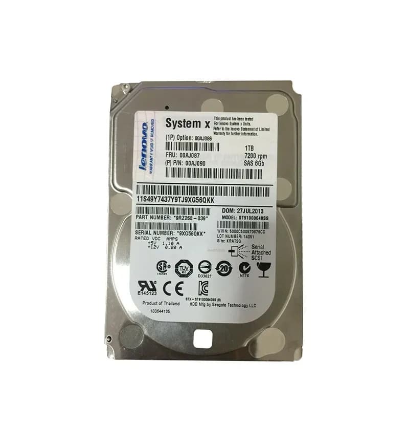 IBM 00AJ086 1TB 6Gb/s SAS