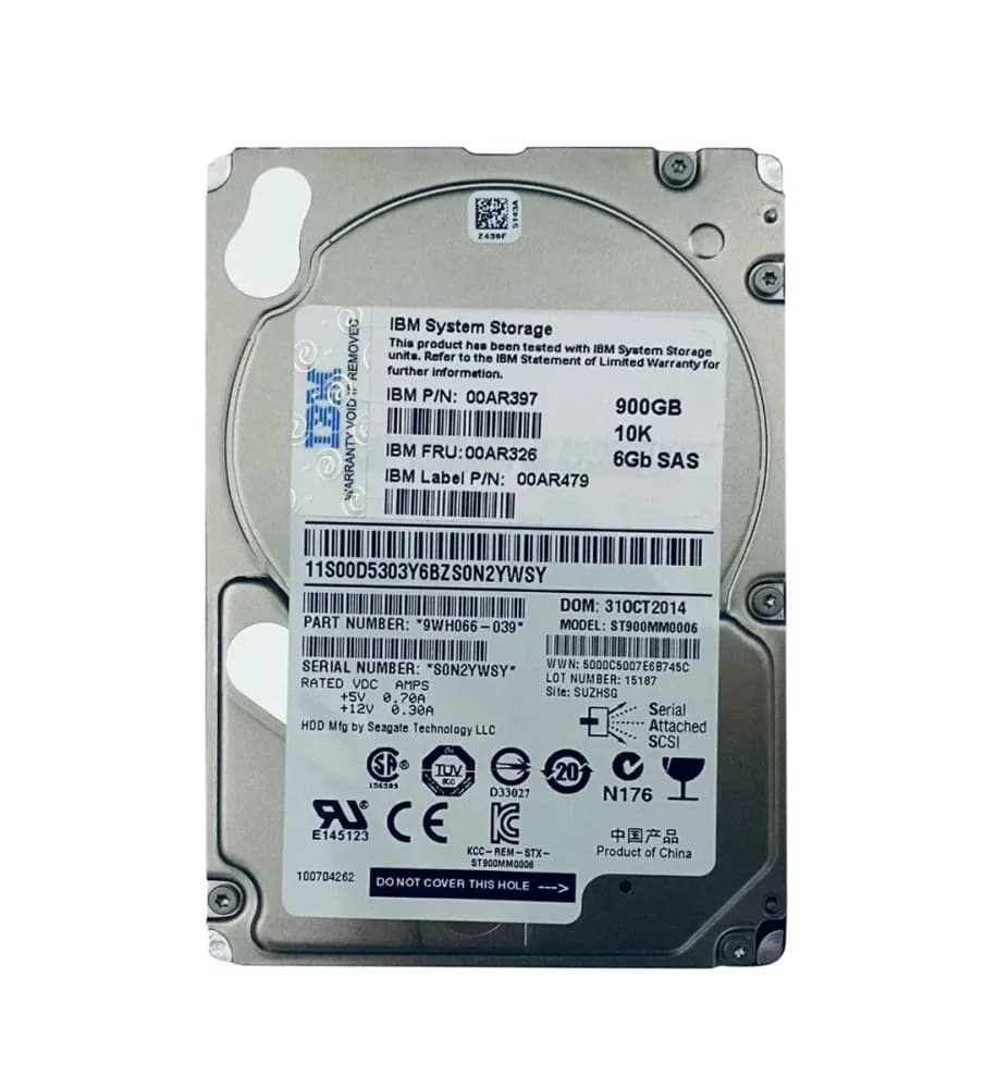 IBM 00AR326 900GB 6Gb/s SAS