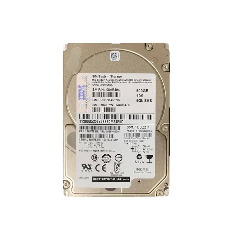 IBM 00AR394 600GB 6Gb/s SAS