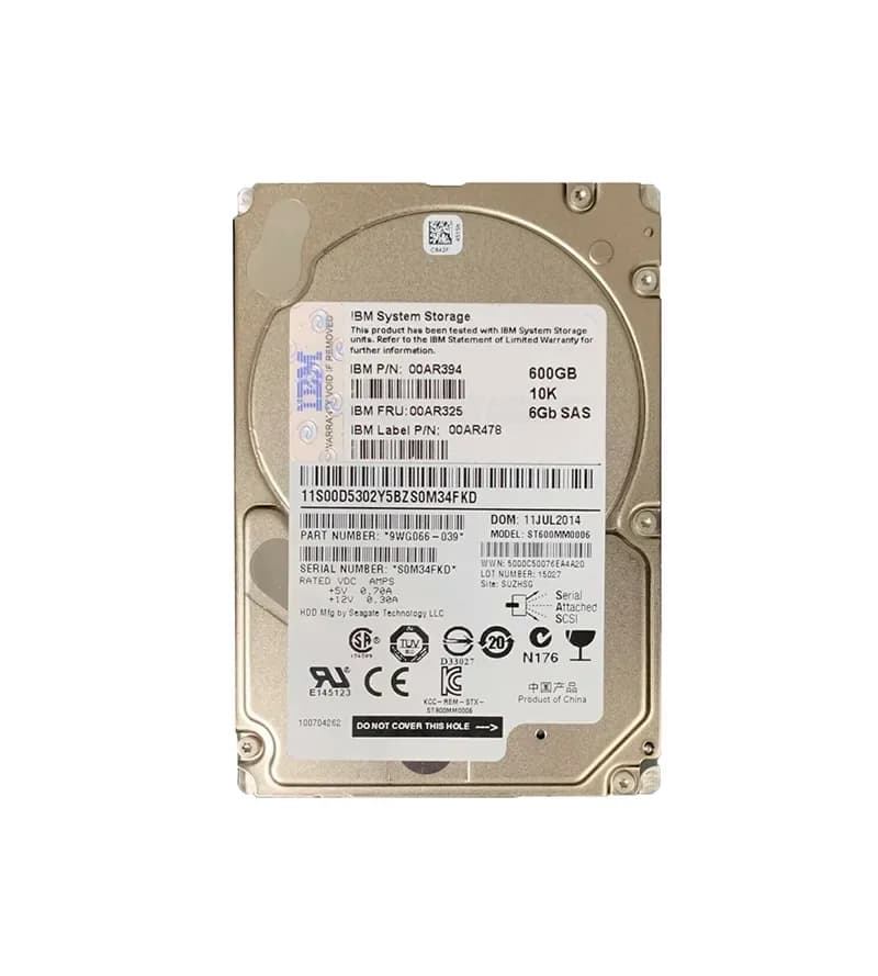 IBM 00AR478 600GB 6Gb/s SAS