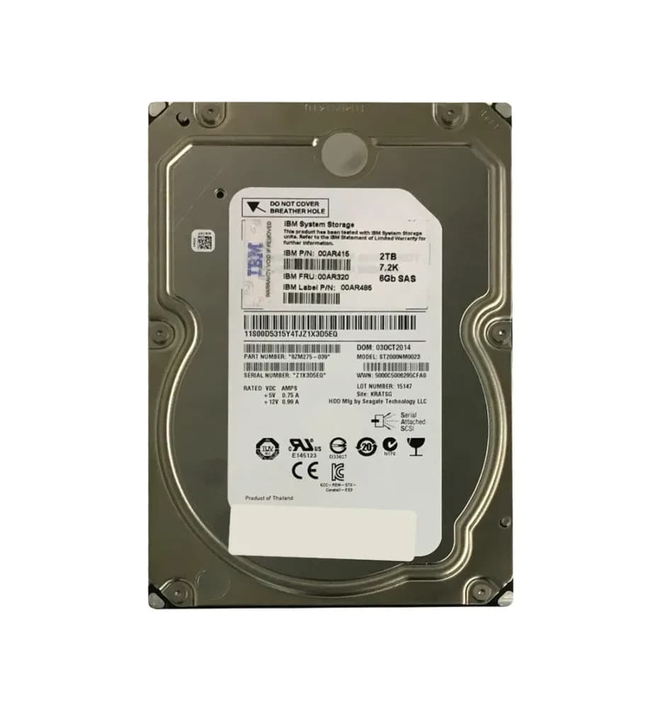 IBM 00AR485 2TB 6Gb/s SAS
