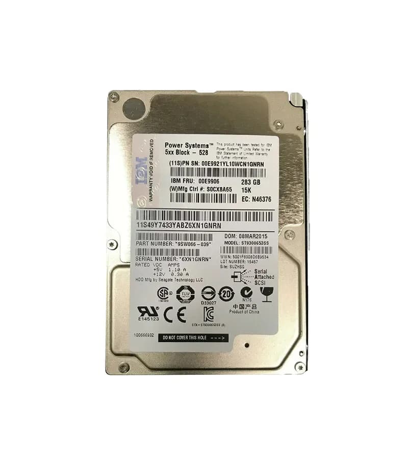IBM 00E9906 283GB