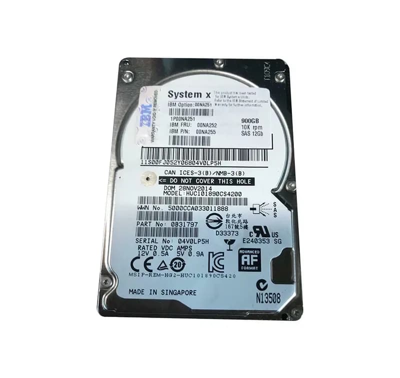 IBM 00NA251 900GB 12Gb/s SAS