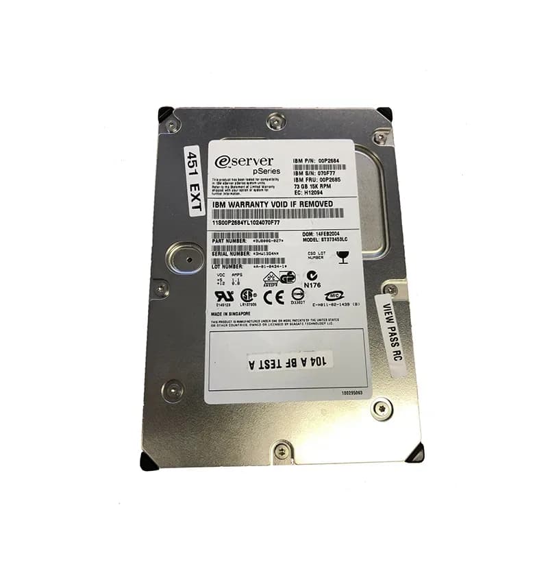 IBM 00P2684 73.4GB Ultra320 SCSI