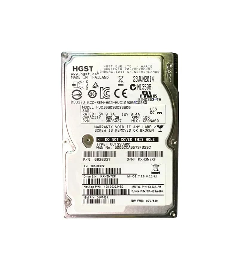 IBM 00V7528 900GB 6Gb/s SAS