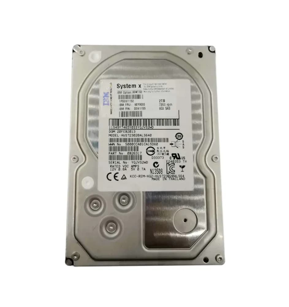 IBM 00W1155 2TB 6Gb/s SAS