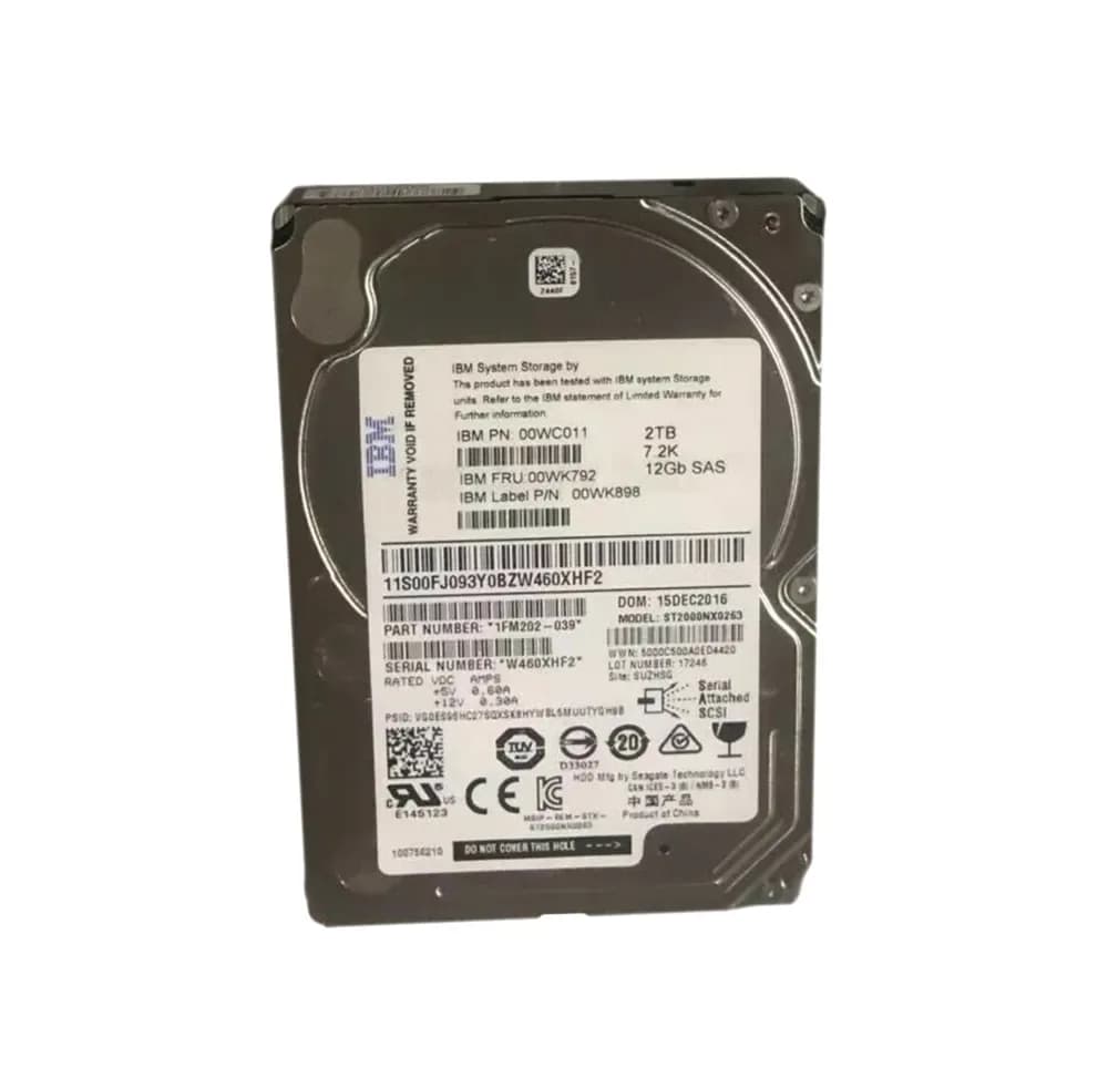 Lenovo 00WC011 2TB 12Gb/s SAS