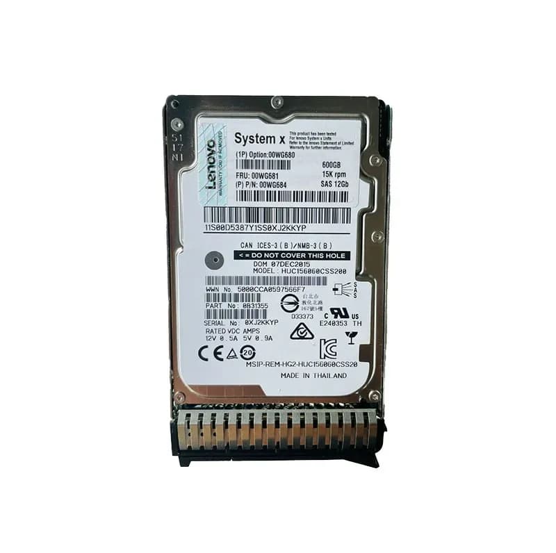 Lenovo 00WG680 600GB 12Gb/s SAS