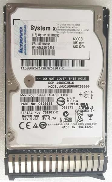 IBM 00WG690 600GB 12Gb/s SAS