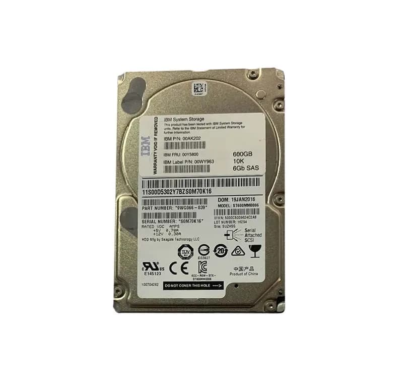 IBM 00WY963 600GB 6Gb/s SAS